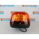 LAP CLBT162A/SP 12/24V R65 1 BOLT Amber Mini-Lightbar PN: CLBT162A/SP